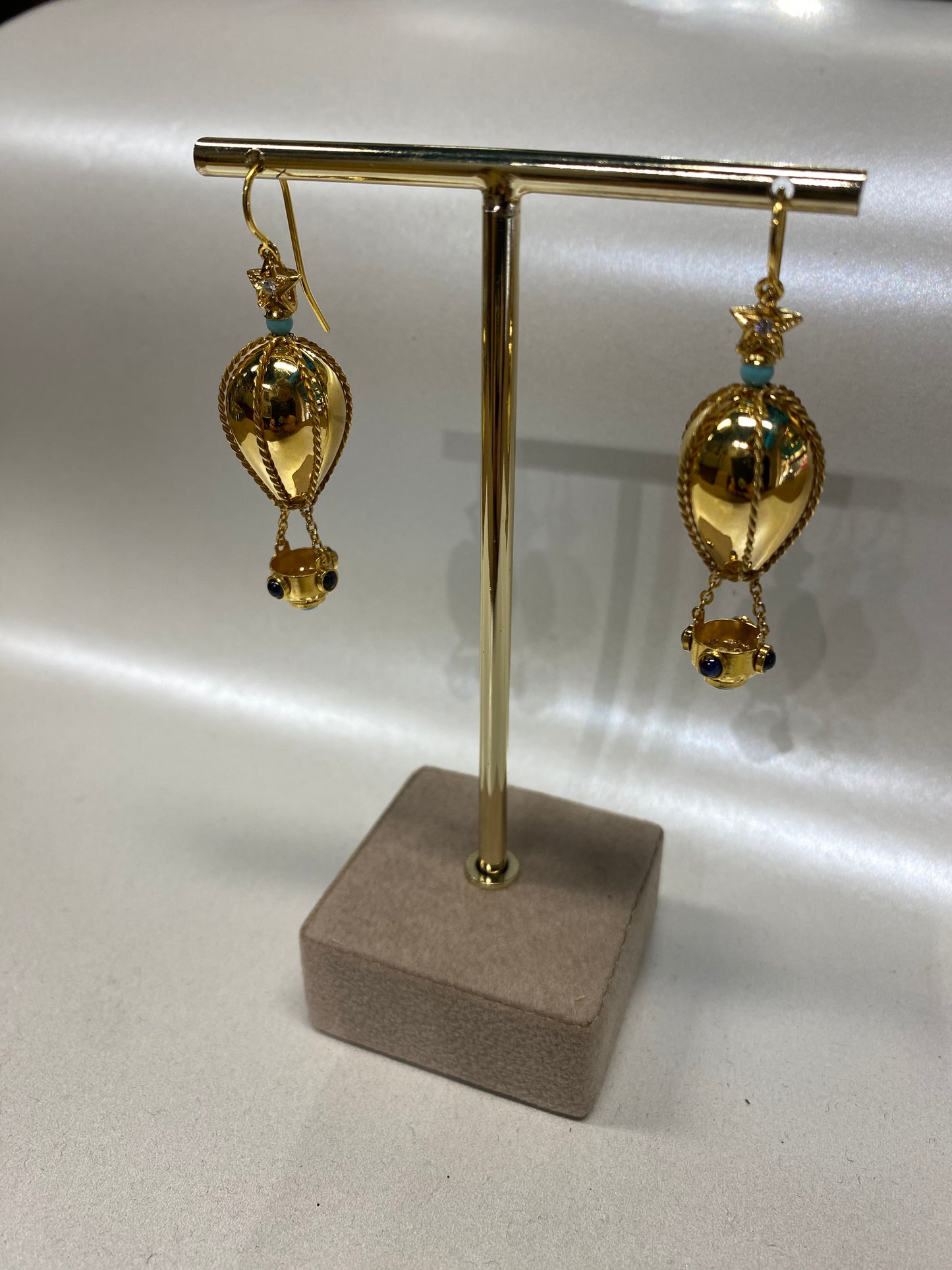 Orecchini mongolfiera