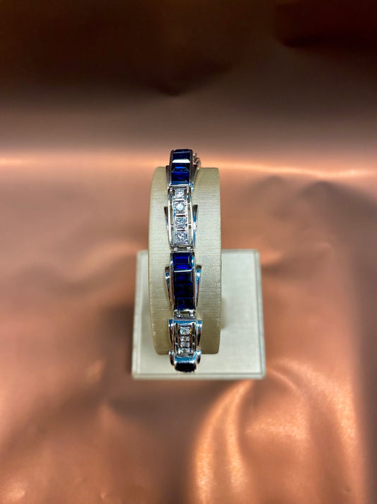 Bracciale Art Déco zaffiri