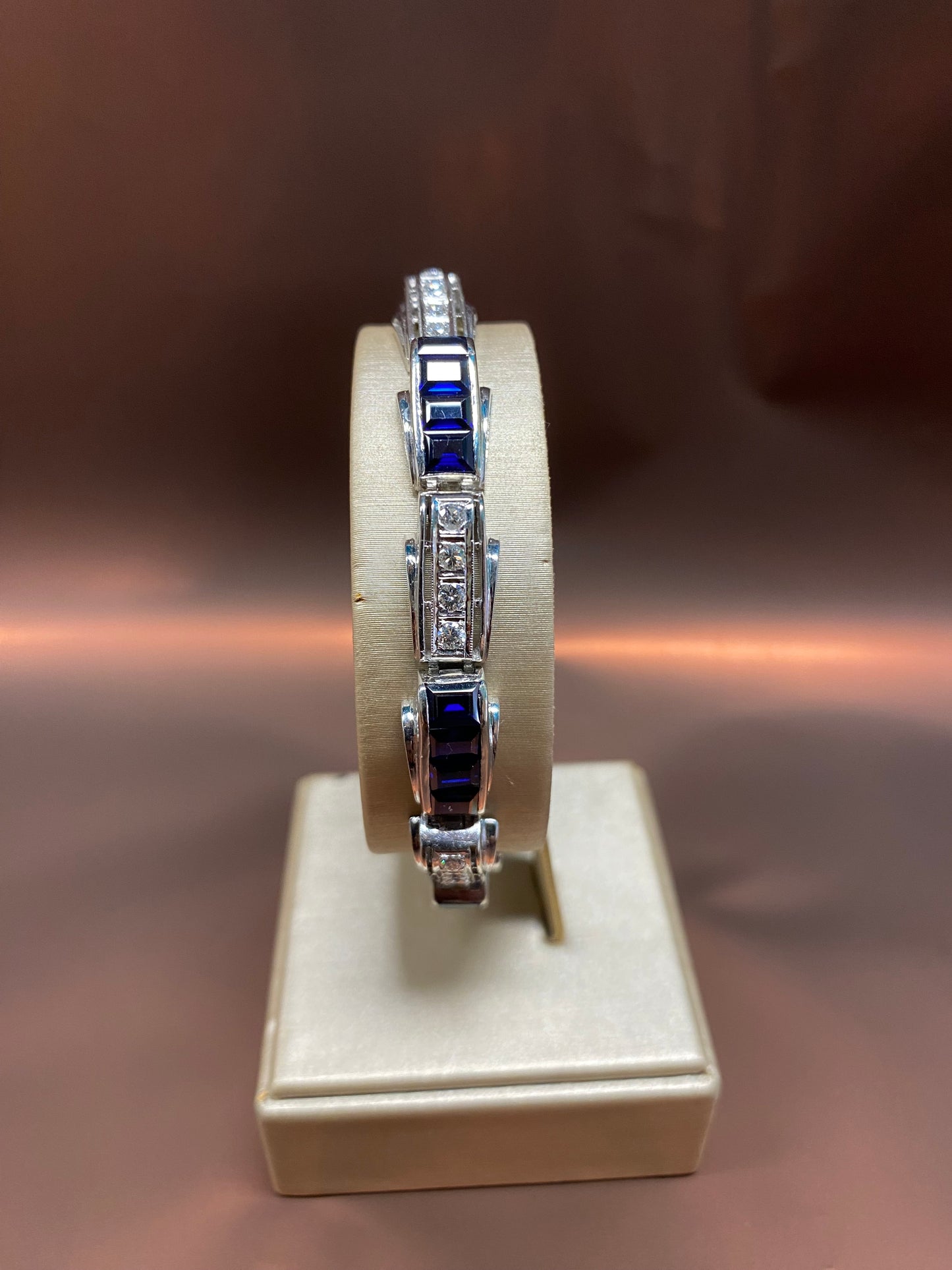 Bracciale Art Déco zaffiri