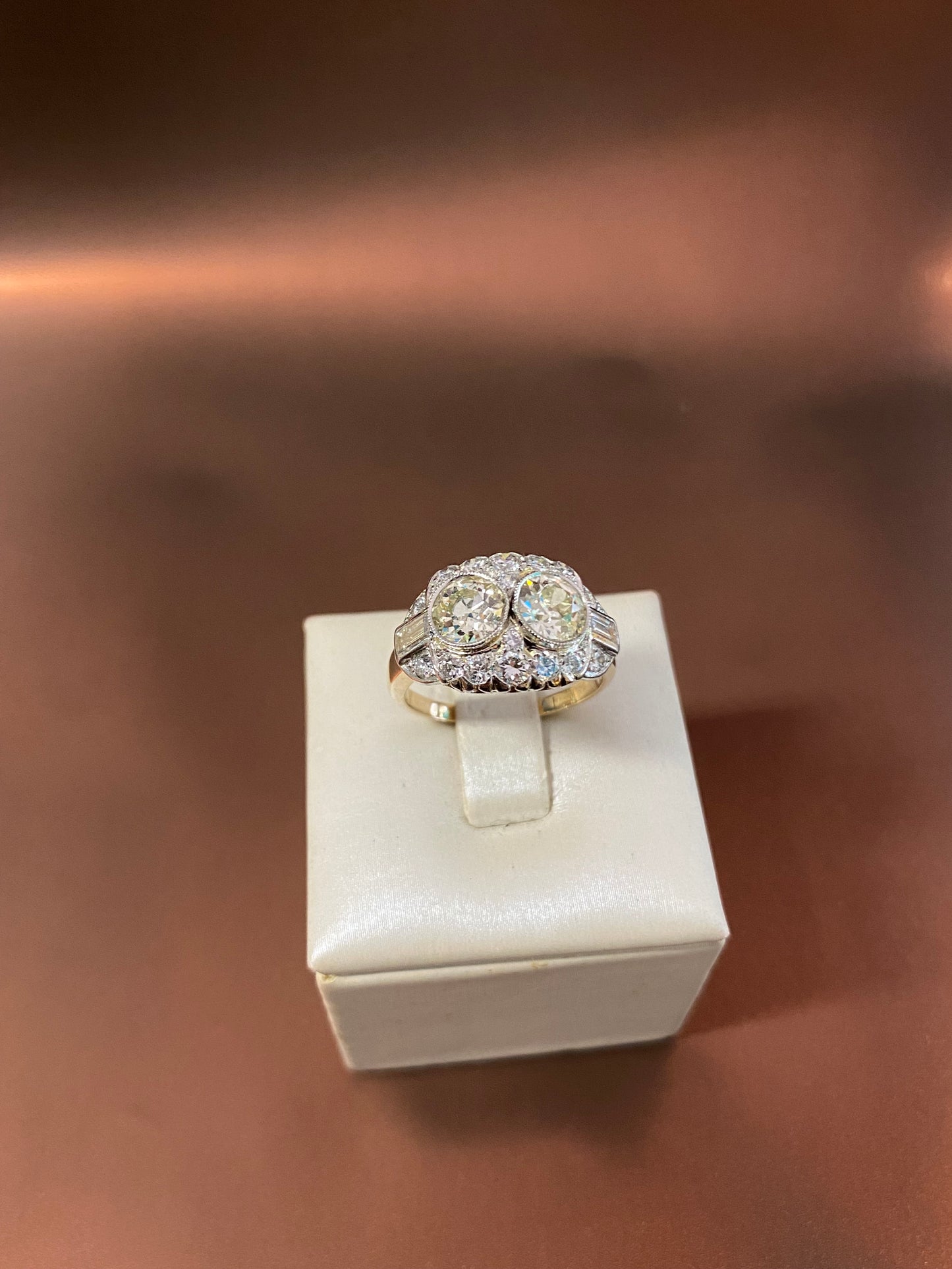 Anello doppio Brillante