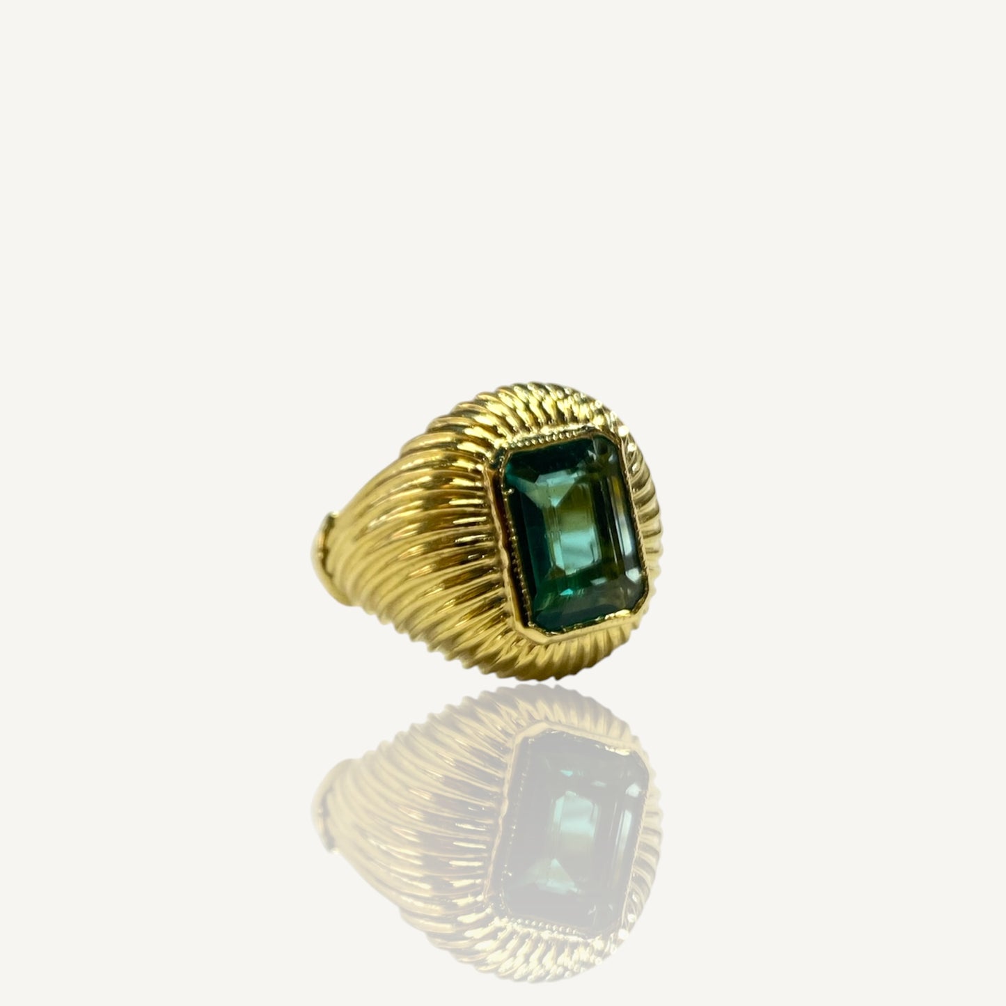 Anello smeraldo anni 50