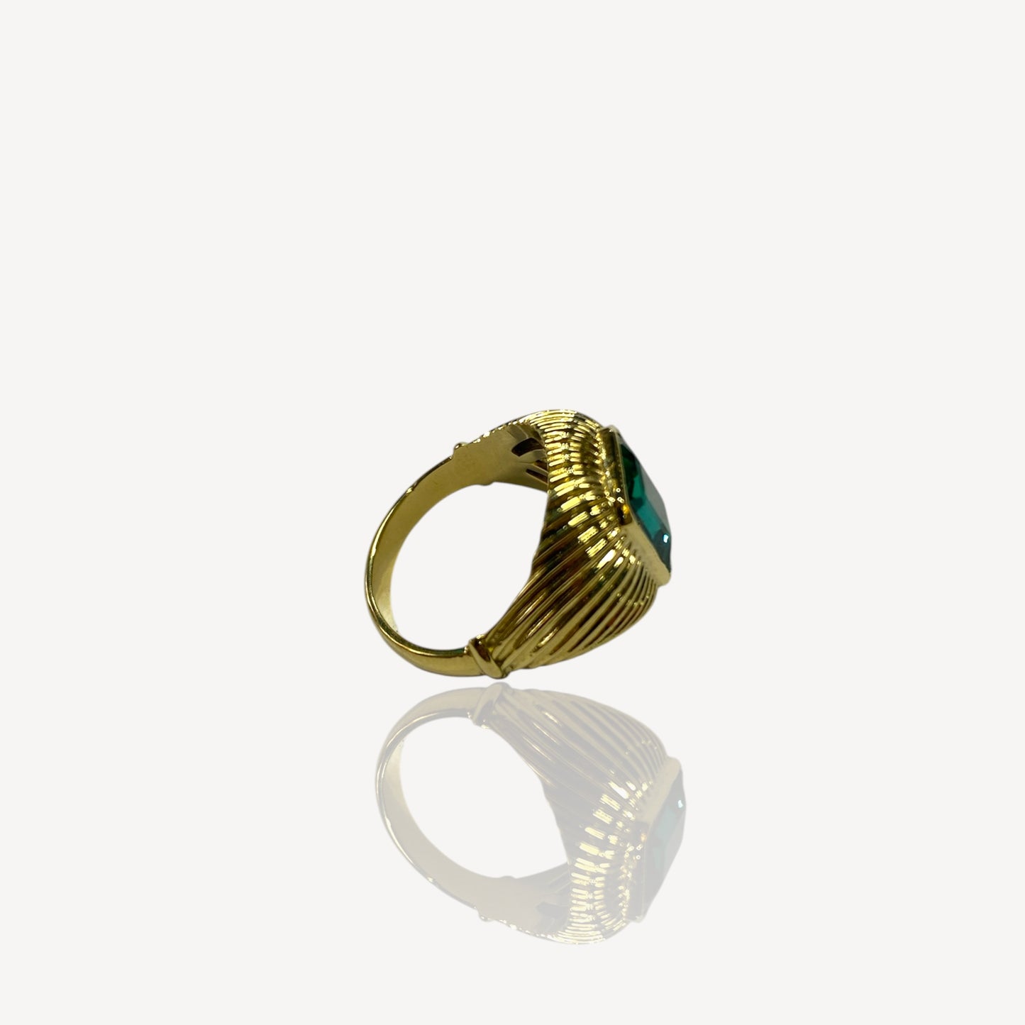 Anello smeraldo anni 50