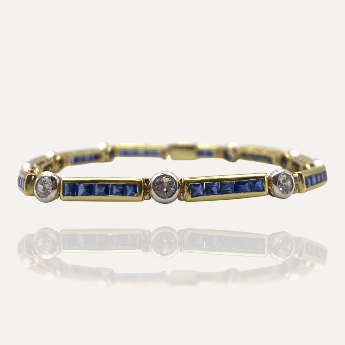 Bracciale Zaffiri e brillanti