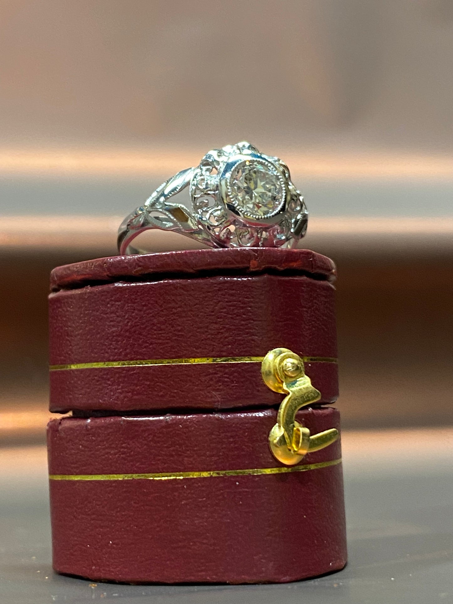 Anello solitario d’epoca