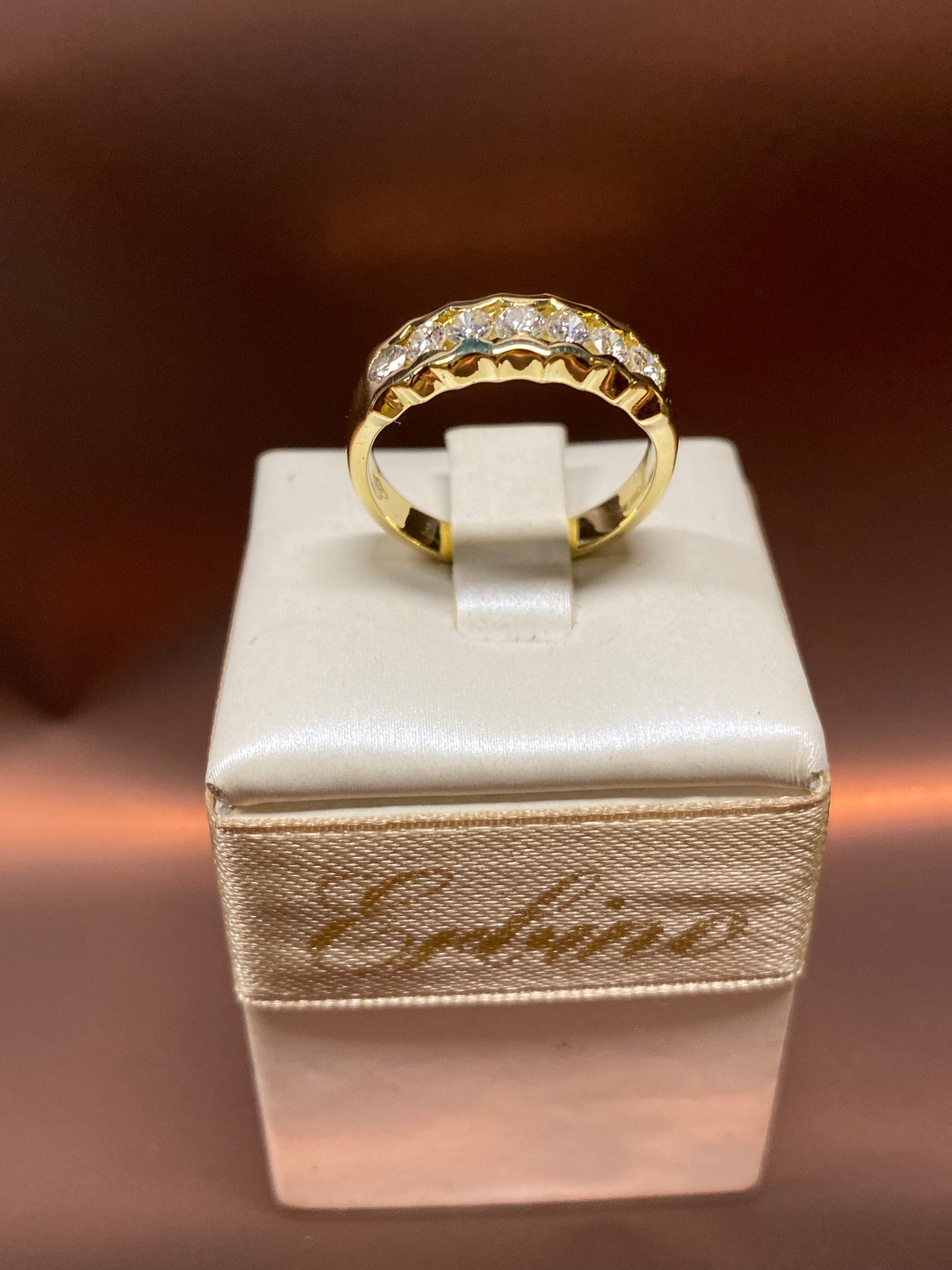 Fedina con brillanti