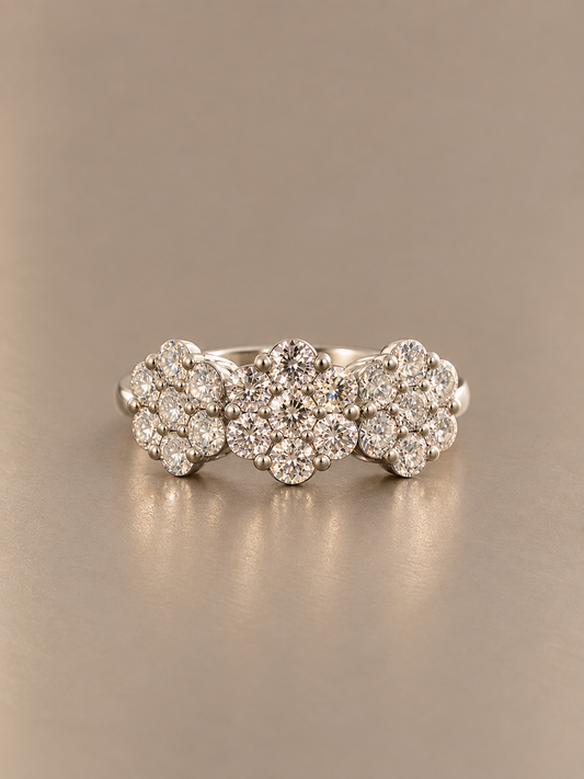 Riviere di diamanti a fiore
