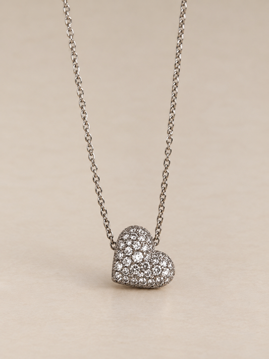 Cuore Recarlo con diamanti