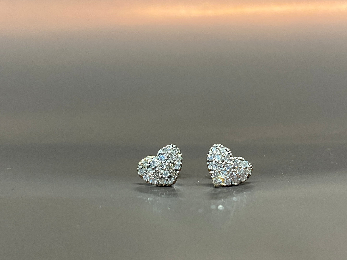 Orecchini cuore di brillanti