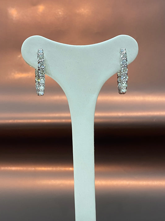 Orecchini Riviere di diamanti