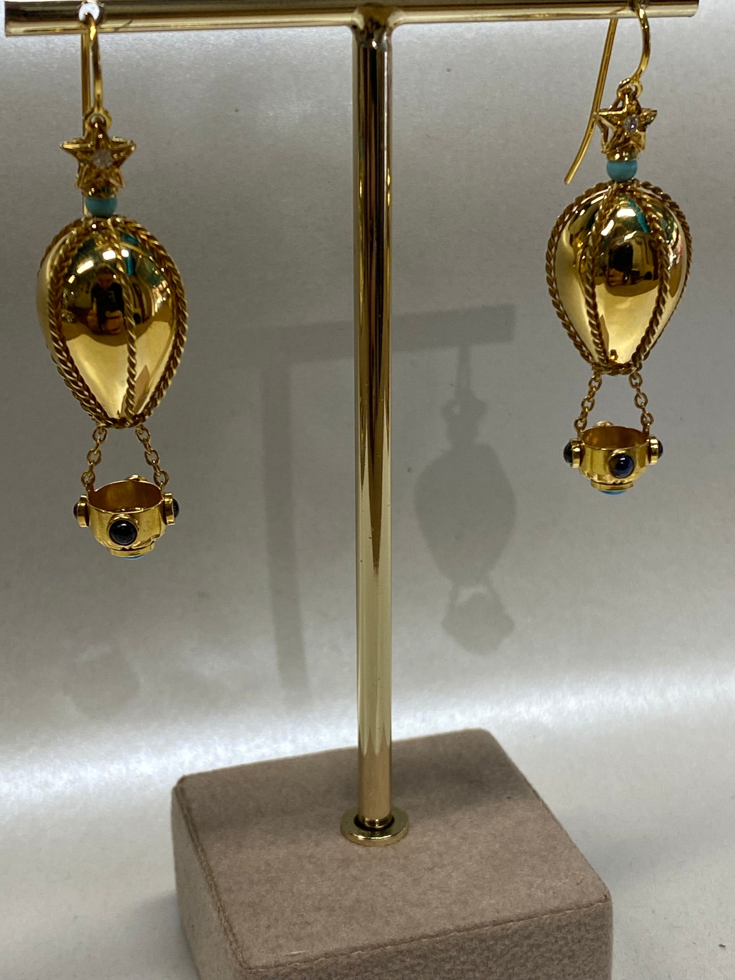 Orecchini mongolfiera