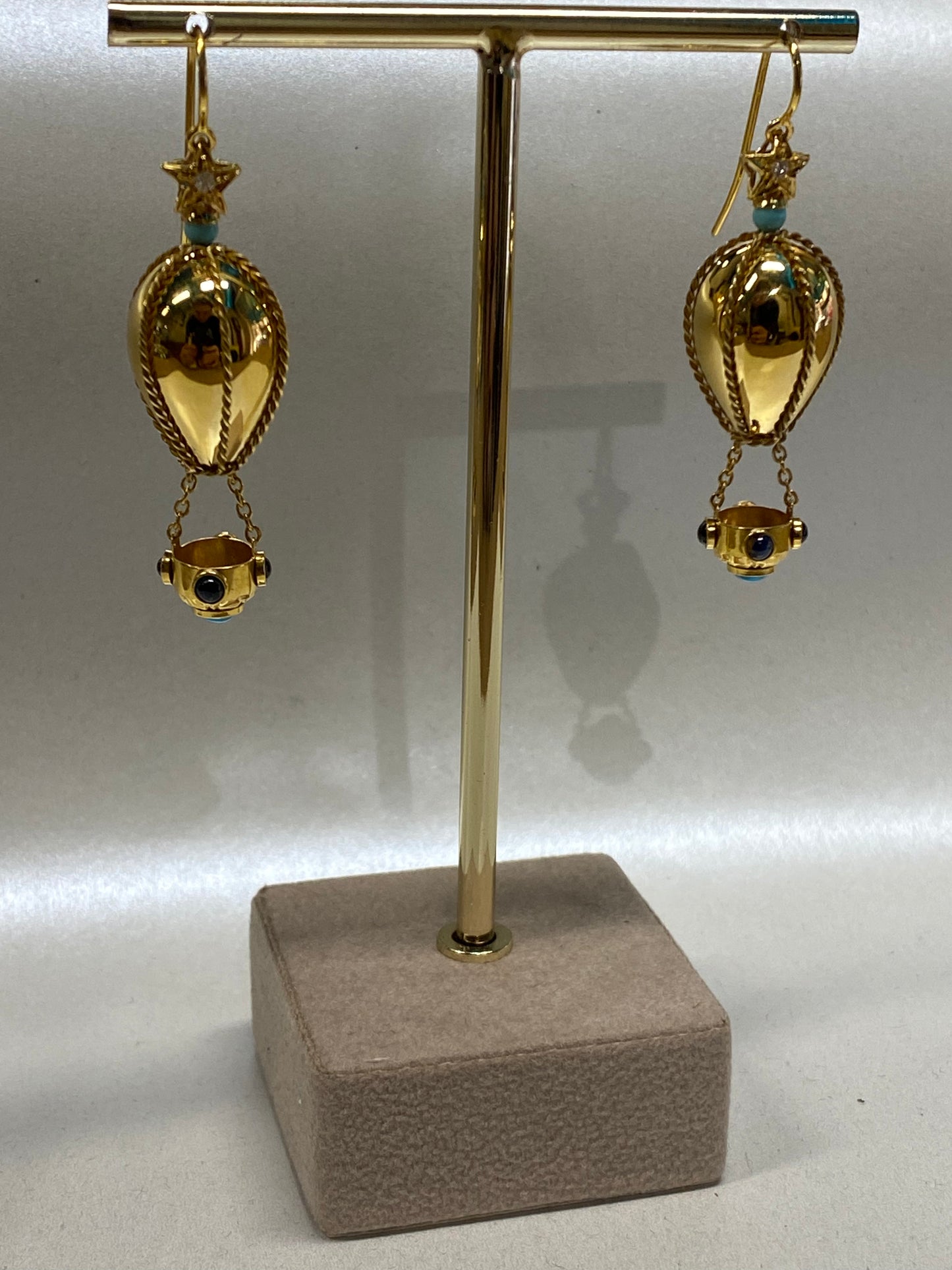 Orecchini mongolfiera