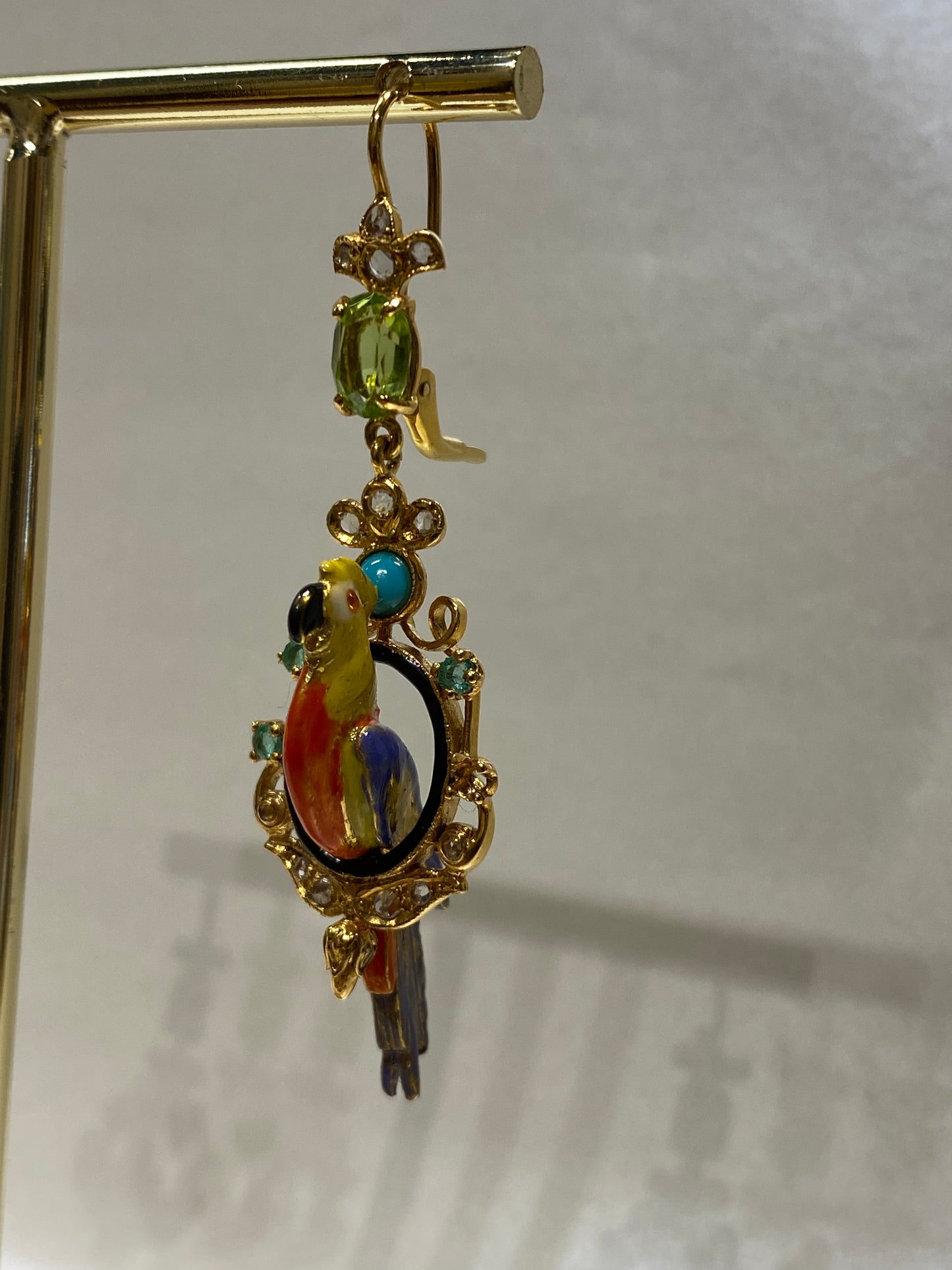 Orecchini pappagallo