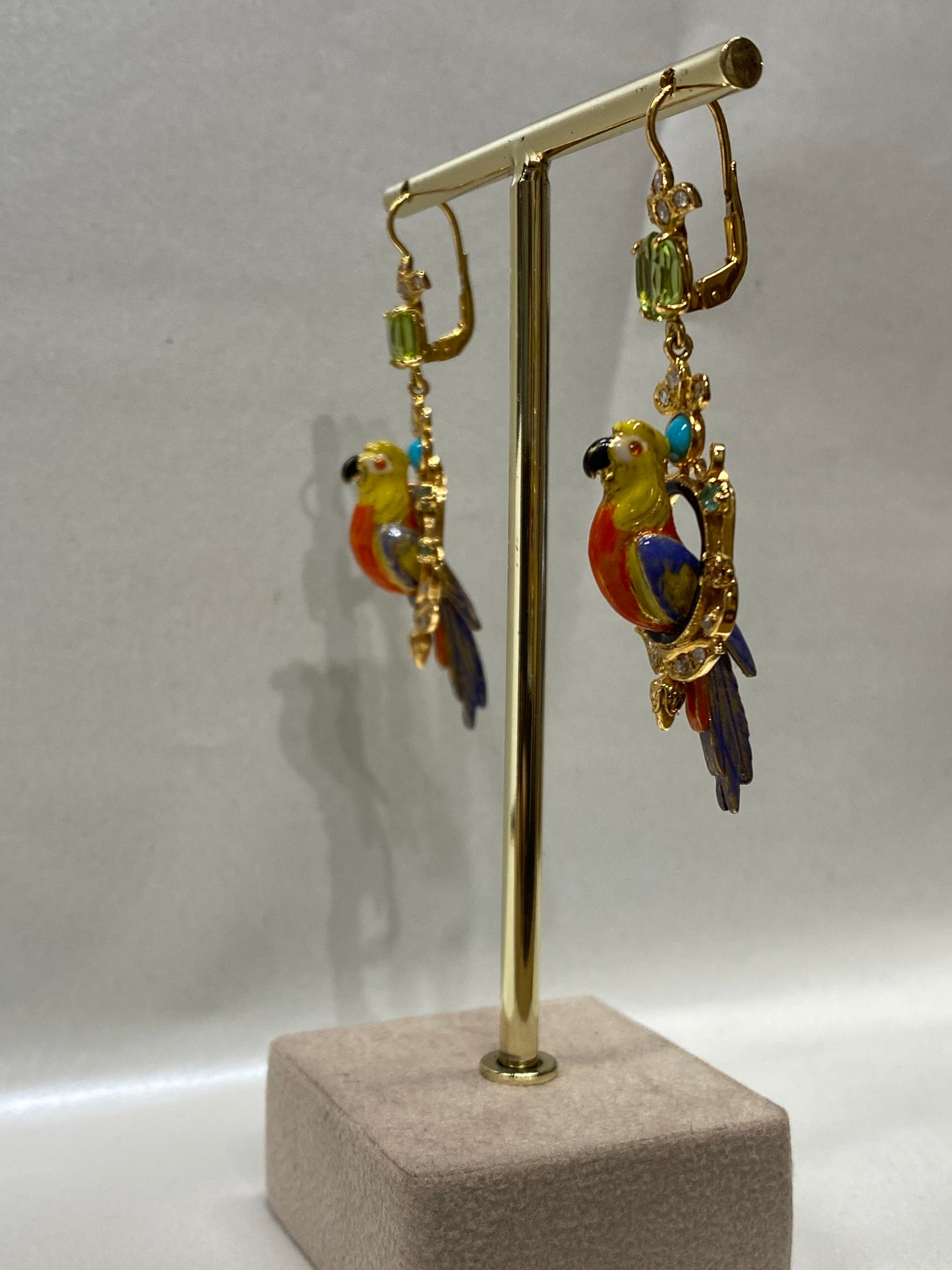 Orecchini pappagallo
