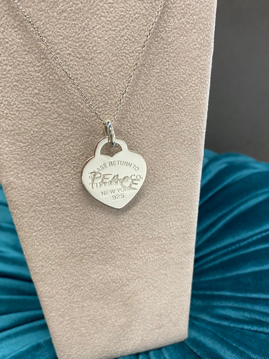 Collana Tiffany e Co. Cuore Peace
