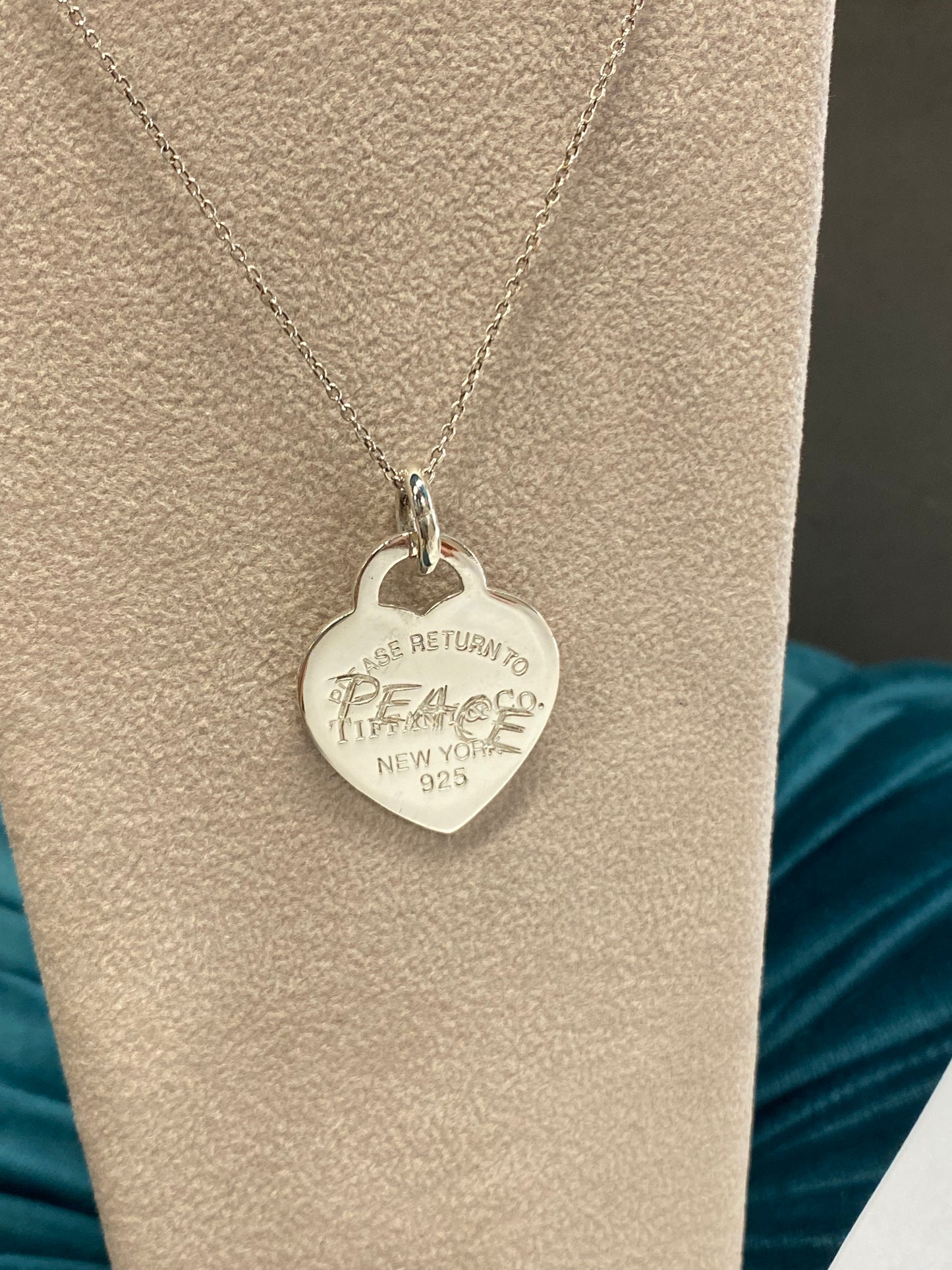 Collana Tiffany e Co. Cuore Peace